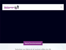 Tablet Screenshot of nettoyage06.com